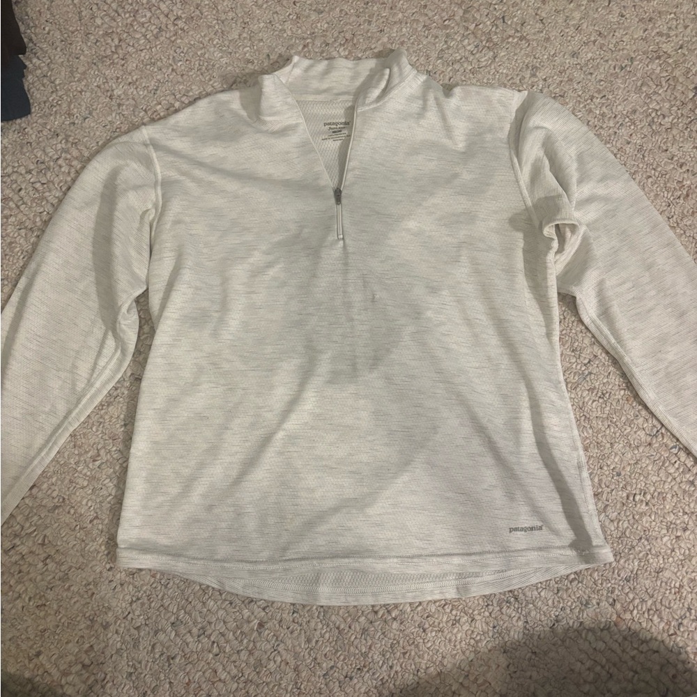 Patagonia Light Gray Quarter Zip
